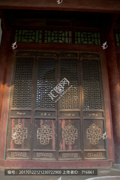 格扇門,西安清真大寺