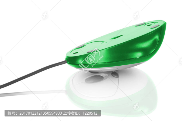 白色綠色電腦鼠標(biāo)