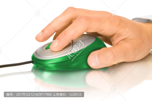 電腦鼠標(biāo)和手