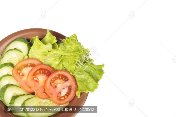 盤子上的蔬菜