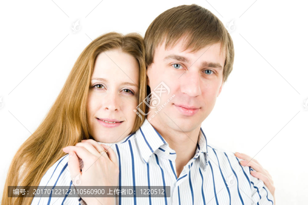 漂亮夫婦的肖像