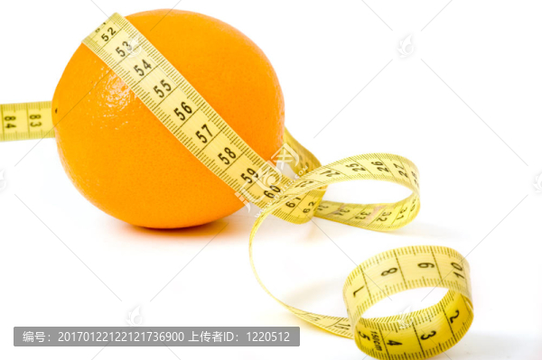 帶測(cè)量帶的橙色