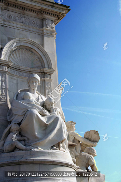 Queen,Victoria,Statue在倫敦白金漢宮