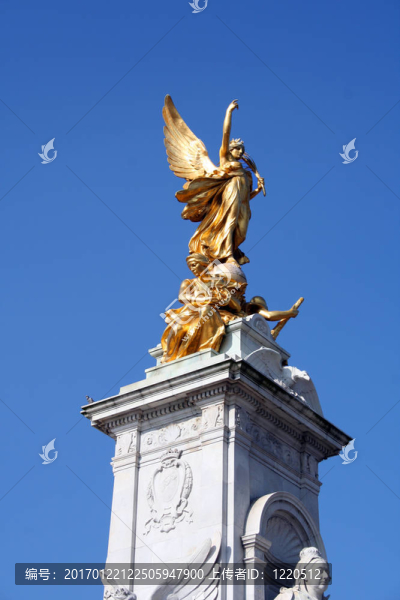 Queen,Victoria,Statue在倫敦白金漢宮