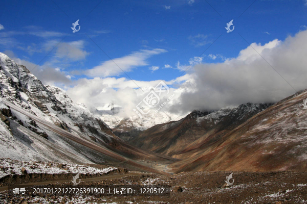 穿越默納利山立；印度