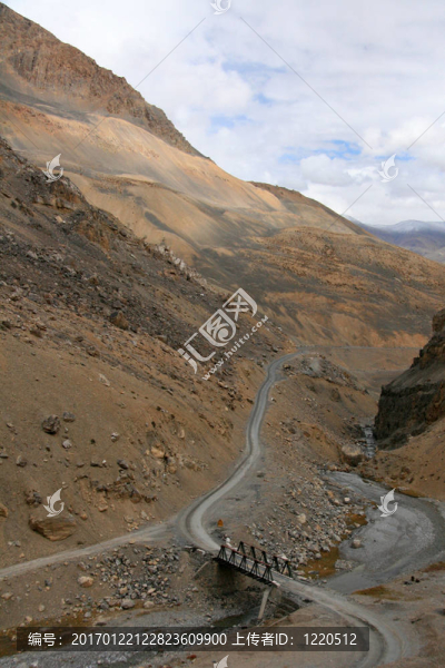 穿越默納利山立；印度