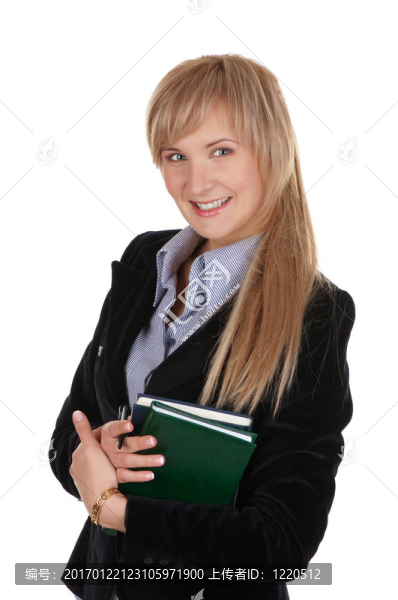 商務女人用的記事本。