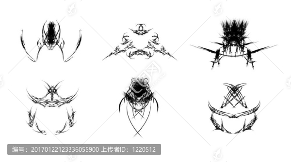 黑色圖形設(shè)計(jì)元素。