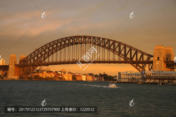 日落時的悉尼橋