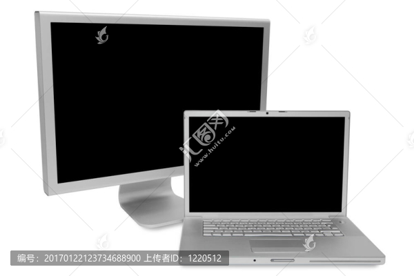 現(xiàn)代筆記本電腦與顯示器