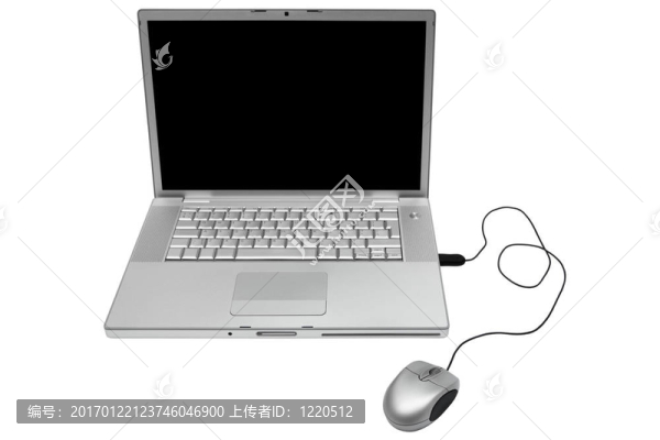 現(xiàn)代和時(shí)尚的筆記本電腦