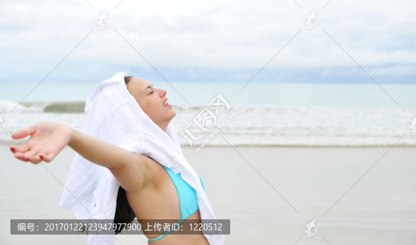 享受海灘！