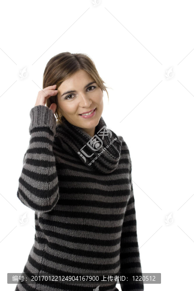 美女的微笑
