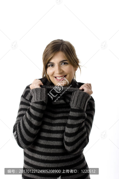 美女的微笑