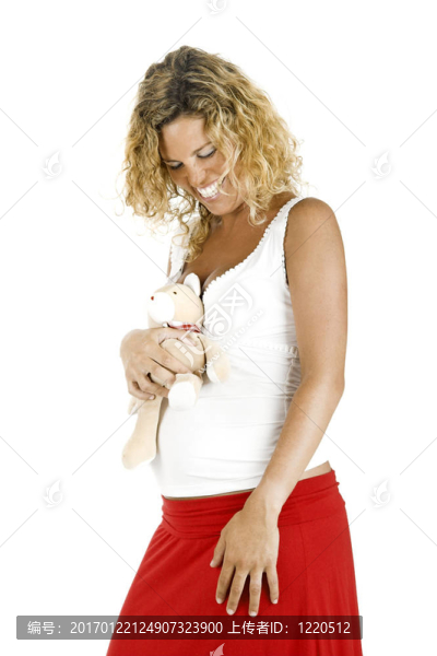 懷孕的女人