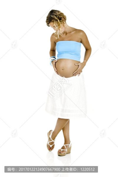 懷孕的女人