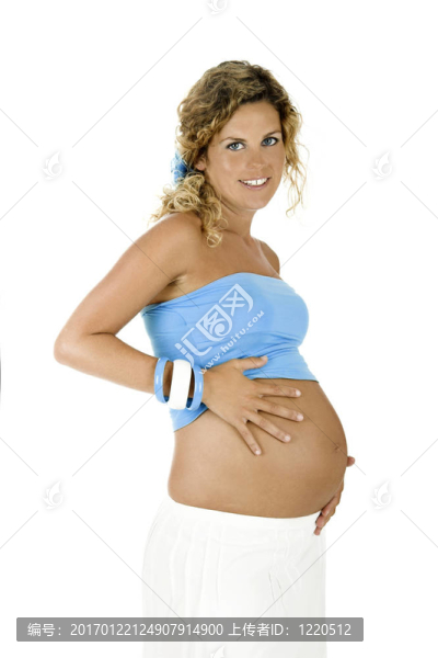 懷孕的女人