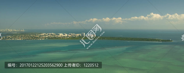 邁阿密綠色和藍(lán)色
