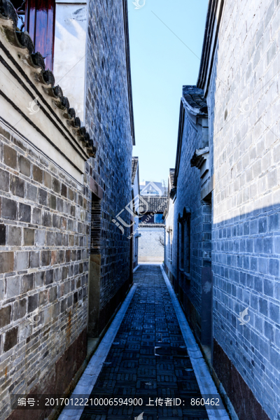 江南仿古建筑街道,古建筑,老房