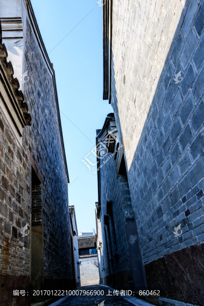 江南仿古建筑街道,古建筑,老房