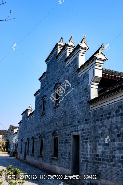 寧波仿古建筑,仿古建筑,灰磚