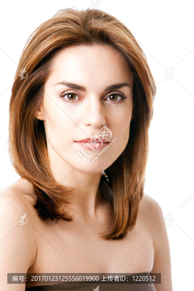 美麗的女人的臉