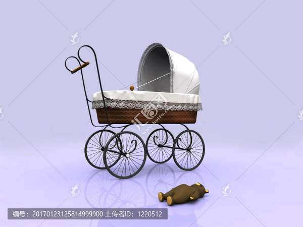 老古董車和泰迪熊