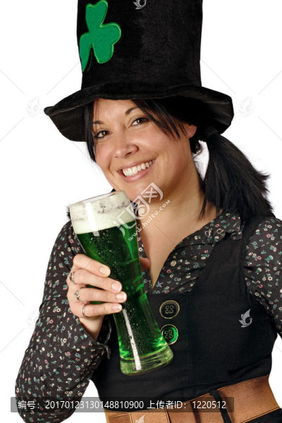 在圣帕特里克日飲用