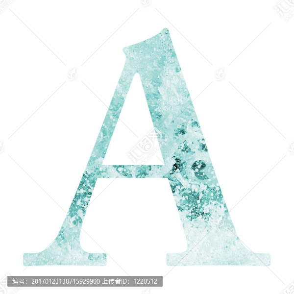字母A的水字母