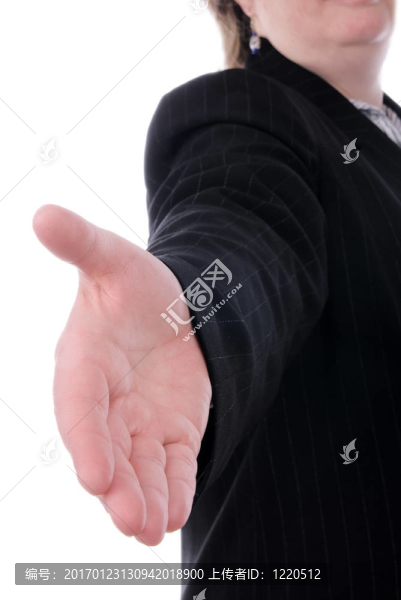 商人合伙的握手