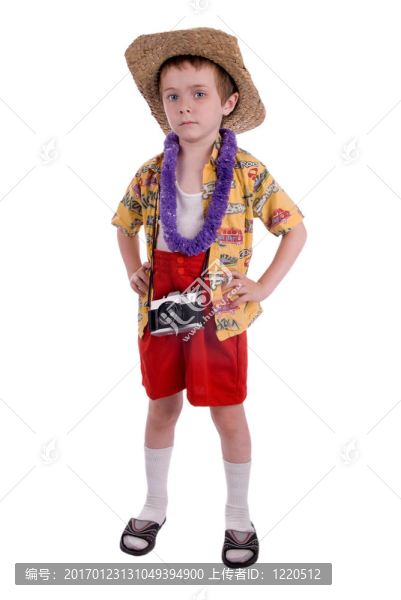 男孩旅游