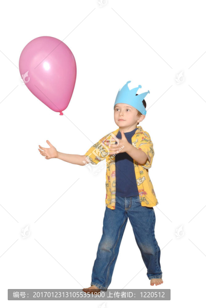 生日氣球男孩
