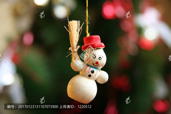 雪人圣誕裝飾品
