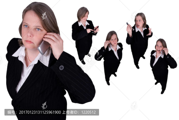 女打電話