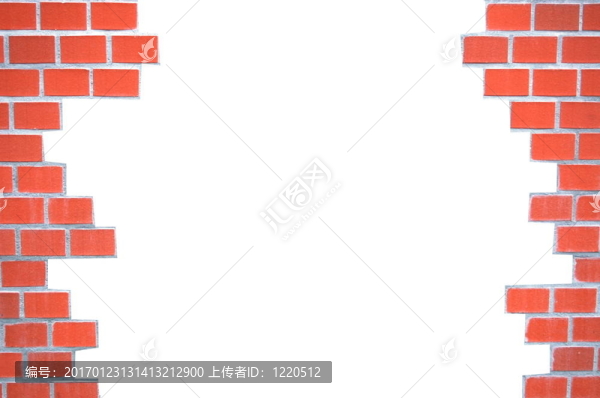 破舊的磚壁架