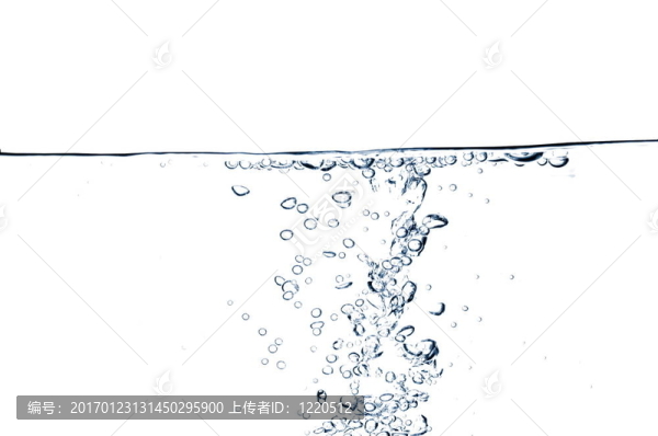 有氣泡的新鮮水