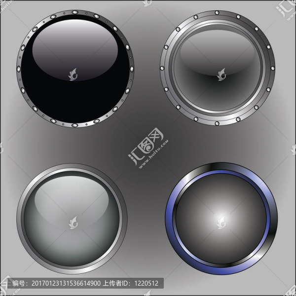 4優(yōu)雅的Black,Buttons