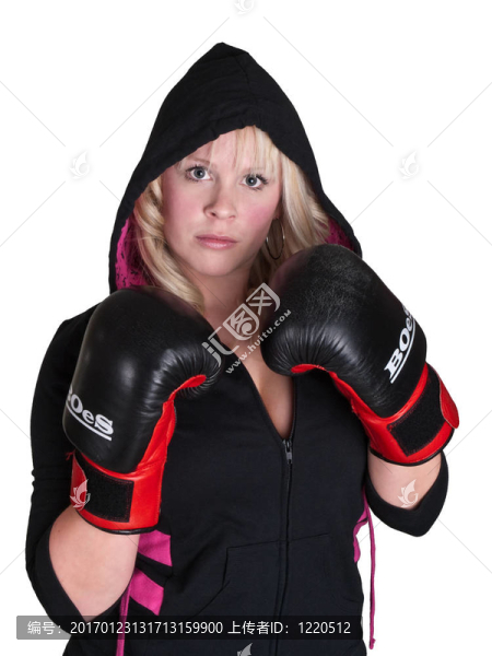 女拳擊手