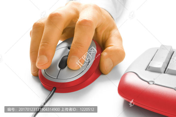 手和電腦鼠標(biāo)