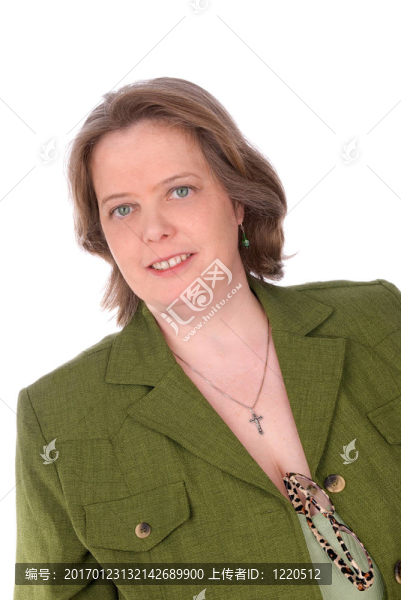 綠色眼睛的愛爾蘭女人