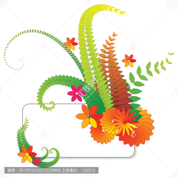 春天的花的背景