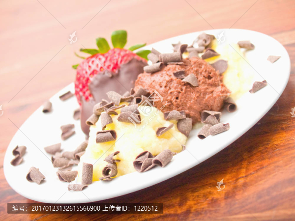 美味的冰淇淋甜點(diǎn)白板