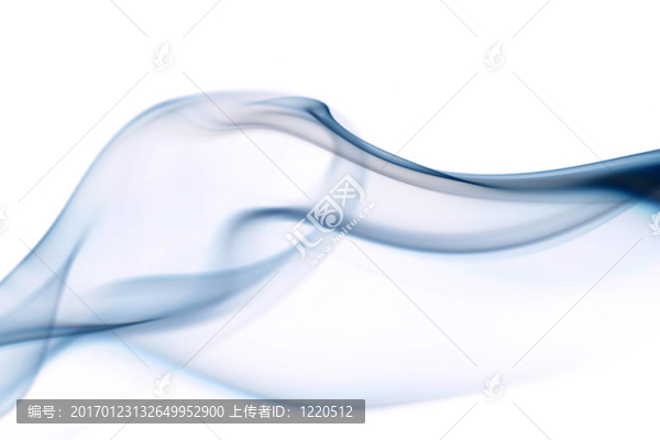 藍色的煙霧