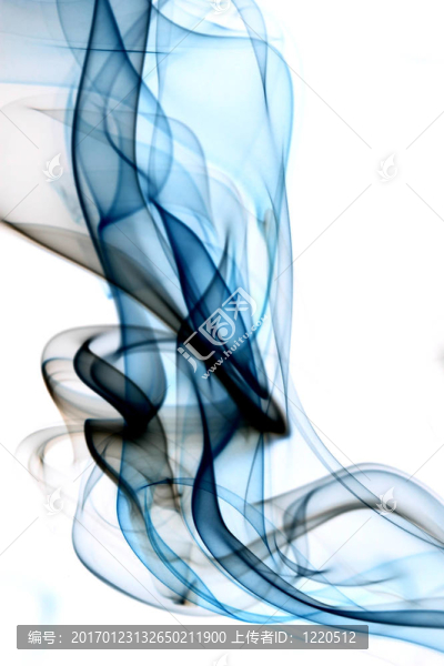 藍色的煙霧