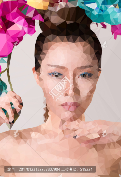 低多邊形人物素材,無分層