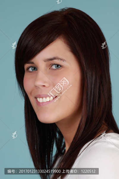 可愛的女孩畫像