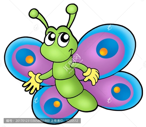 小卡通蝴蝶
