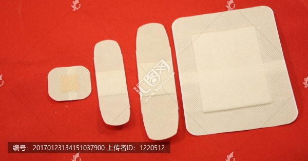 四對(duì)紅色的繃帶-匯圖網(wǎng) www.fosd68.com 四對(duì)紅色的繃帶