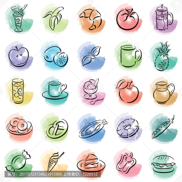 食物的符號斑點(diǎn)