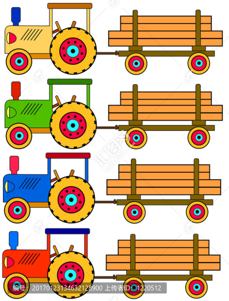 帶拖車的拖拉機(jī)